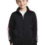 Youth Dot Sublimation Tricot Track Jacket